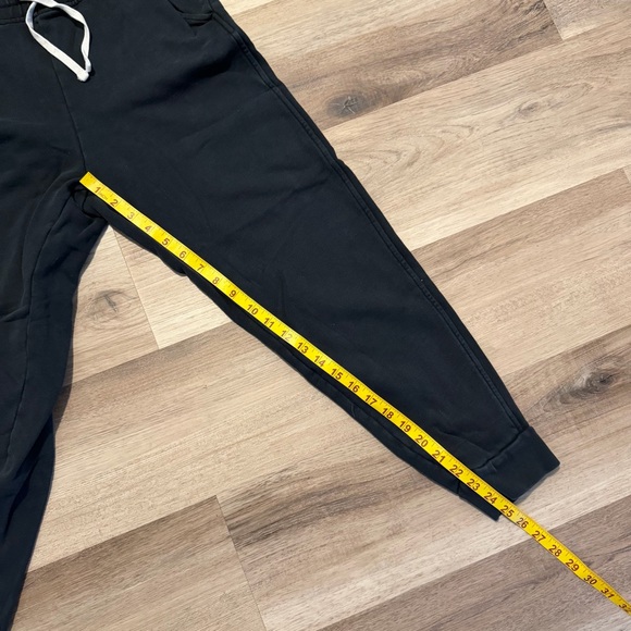 Everlane Women’s Small 100% Cotton Sweatshirt Sweatpants Set Cornflower Black - Picture 9 of 10